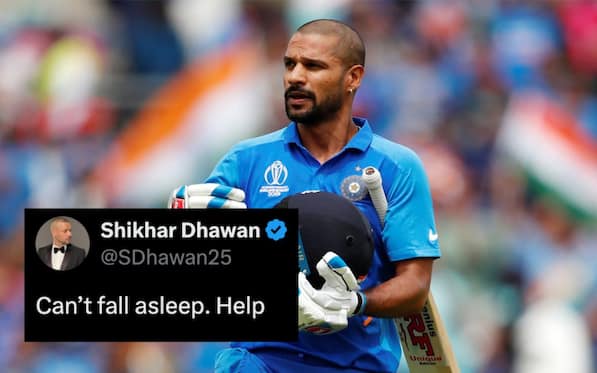 'Can’t Fall Asleep' - Shikhar Dhawan's Cryptic Social Media Post Sparks Poor Mental Health Rumours